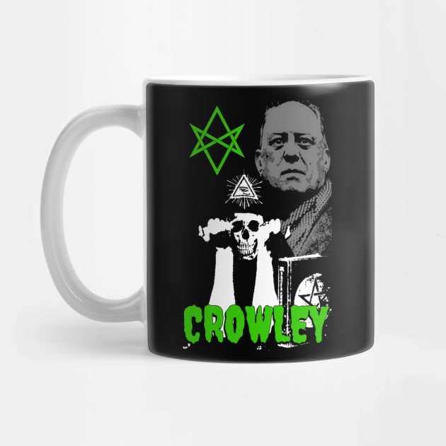 Aleister Crowley Skull Design by Occult Designs